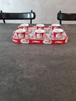 Servizio tazzine caffè natalizie