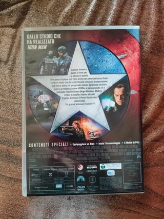 Dvd originali Captain America 