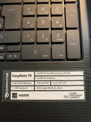 PC Portatil PacardBell