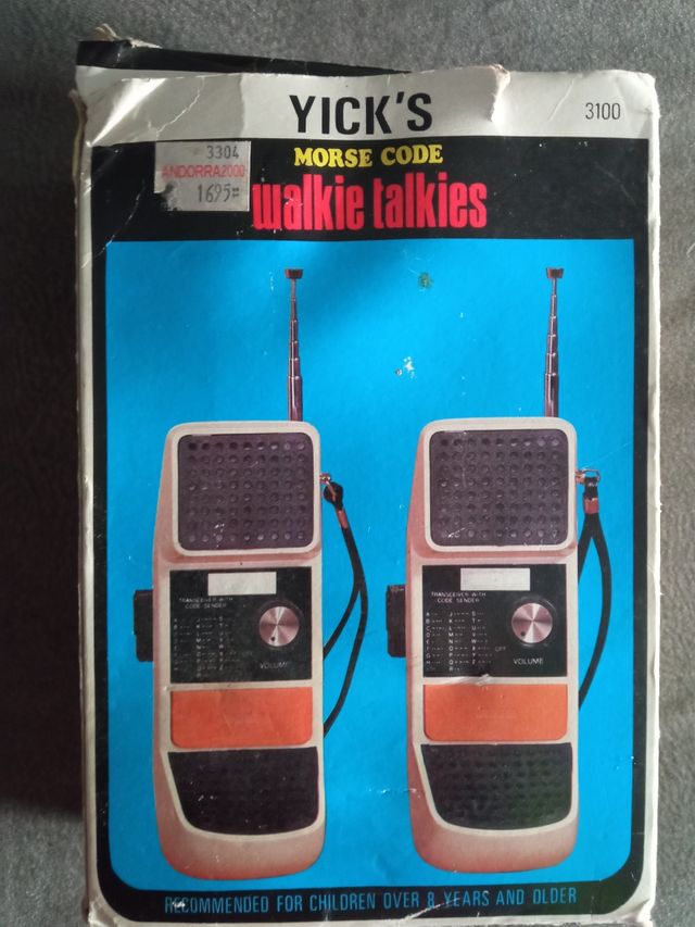 Walkies talkies antiguos