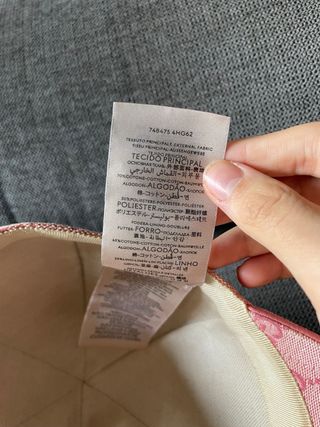 Gorra Gucci Rosa