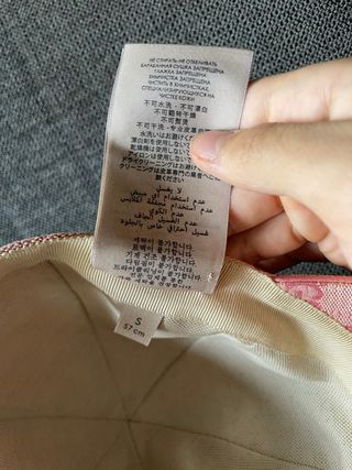 Gorra Gucci Rosa