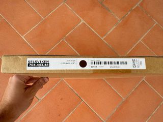 Set 4 ante nuove Ikea Selsviken rosso scuro