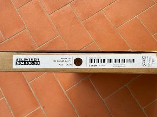 Set 4 ante nuove Ikea Selsviken rosso scuro