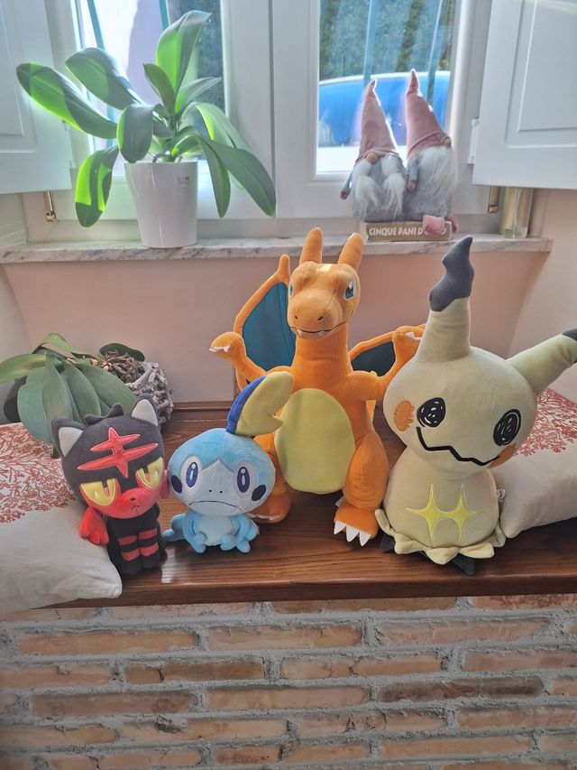 Peluche Pokémon Sobble Larméléon Memmeon