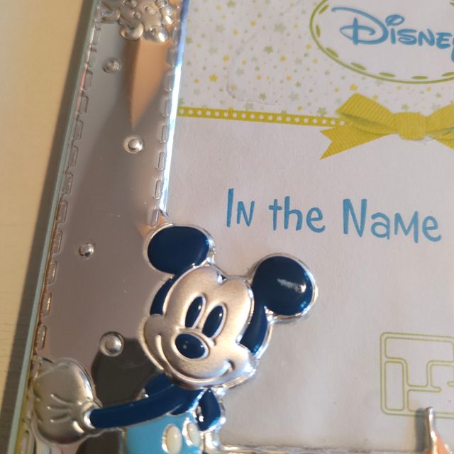 Cornice Argento Disney Topolino