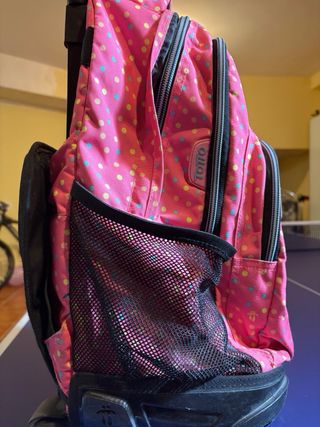 Mochila colegio con carrito