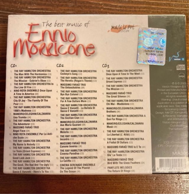 Cd Music best of Ennio Morricone sealed