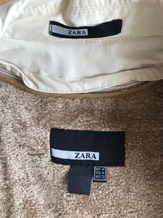 Gabardine trench coat Zara forro extraível