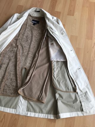 Gabardine trench coat Zara forro extraível