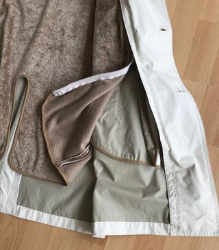 Gabardine trench coat Zara forro extraível