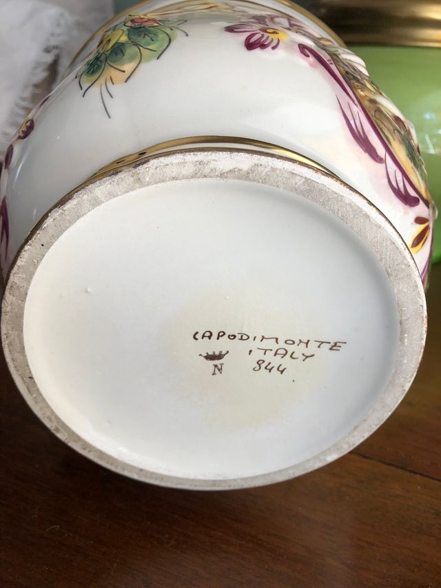 Macetero Capodimonte N Crown – Angeles Querubines
