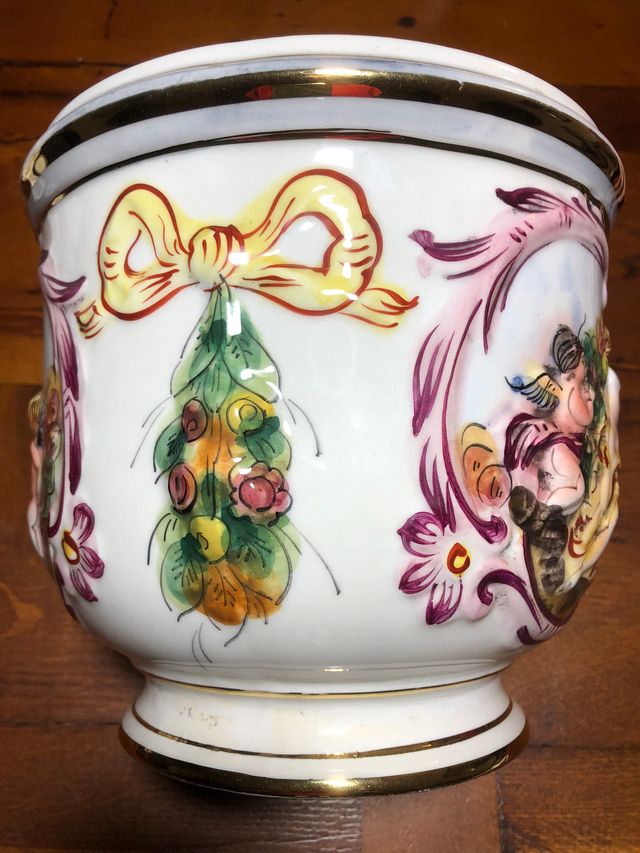 Macetero Capodimonte N Crown – Angeles Querubines