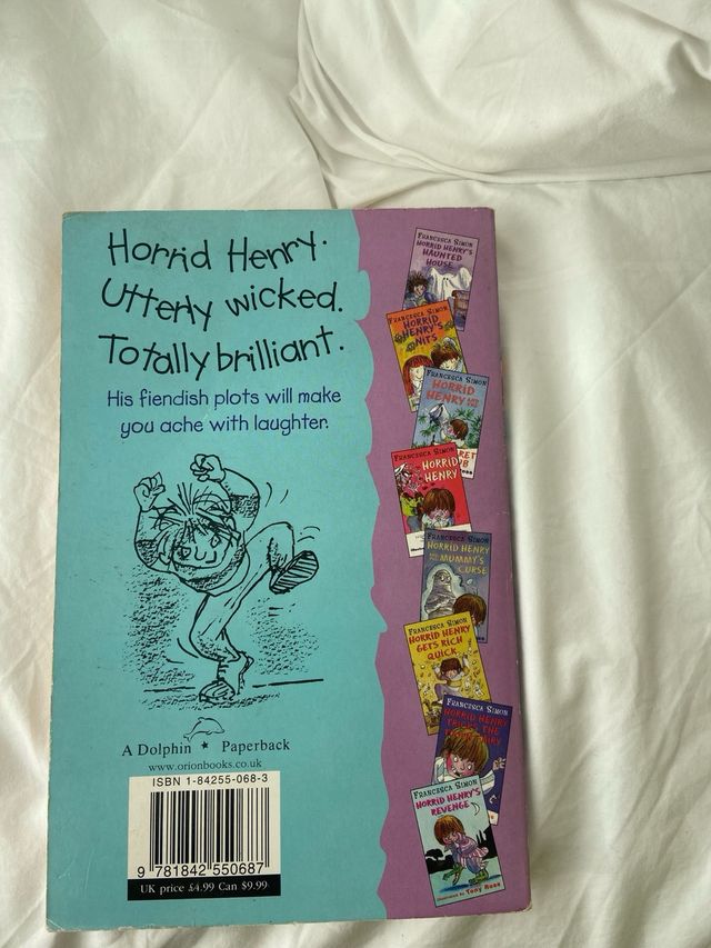 Libro infantil horrid henry