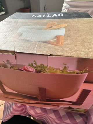 Insalatiera 4 pezzi bianca