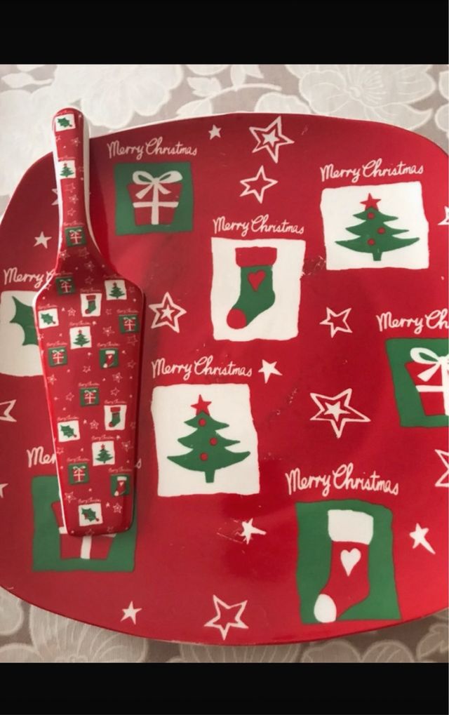 Piatto natalizio +paletta