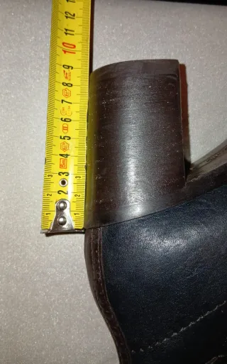 Tronchetti tacco donna pelle marrone blu 39 Igi&Co