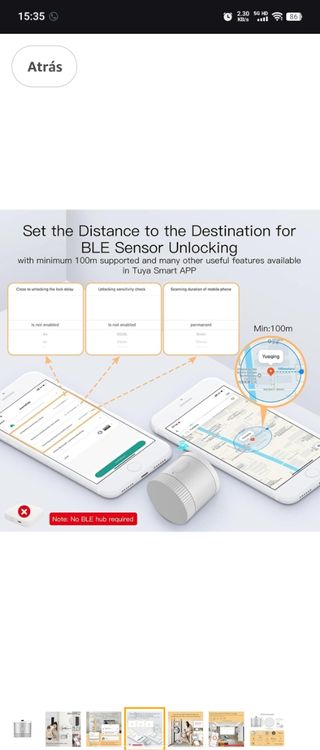 Cerradura inteligente MOES+ PUENTE WIFI opcional