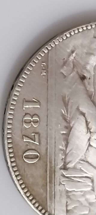 5 pesetas 1870