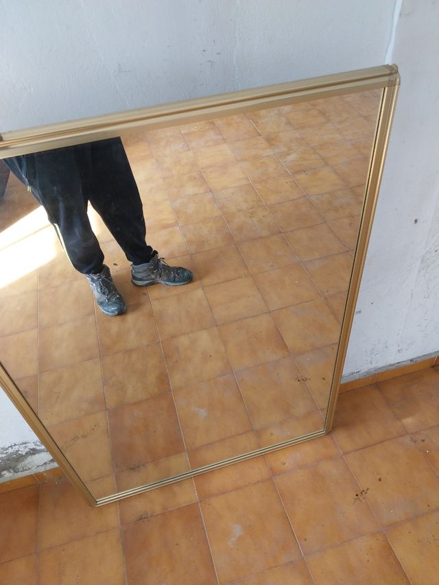 ESPEJO MADERA ANTIGUO