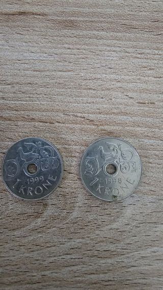 2 monete Krone Norvegia