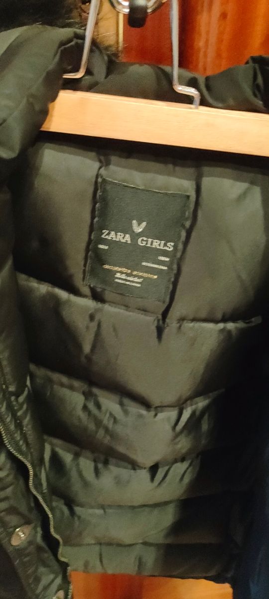 Chaqueta niña/o acolchada negra choto