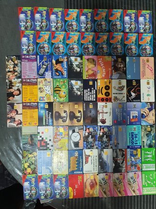 COLECCIÓN DE 210 TARJETAS TELEFÓNICAS