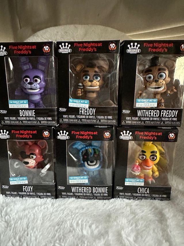 Colección Funko minies Five Nightsat Freddy’s 10º