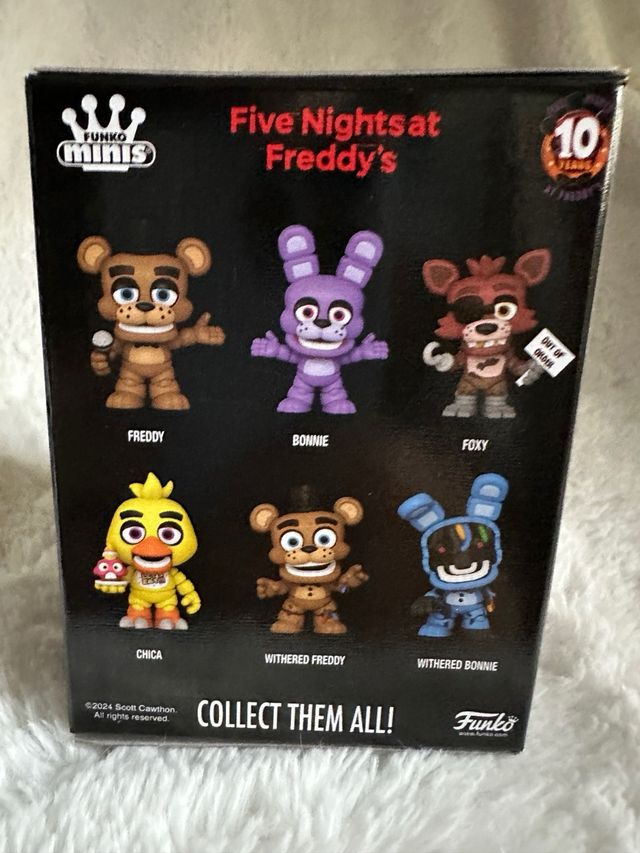 Colección Funko minies Five Nightsat Freddy’s 10º