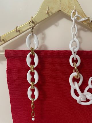 Luisa Spagnoli bracciale piu collana piu sacca 