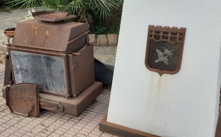 Chimenea de fundición clásica