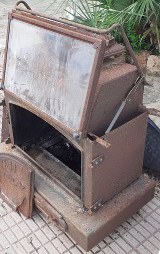 Chimenea de fundición clásica