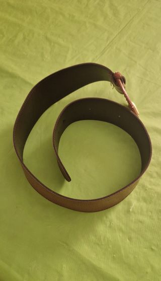 Cinta in pelle marrone, cm. 81,5x5