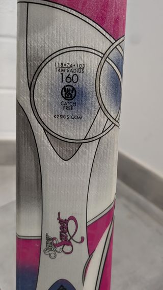 Esquís K2 SuperSweet y Bastones esquí K2