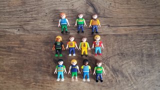 Lote de 11 niños de Playmobil