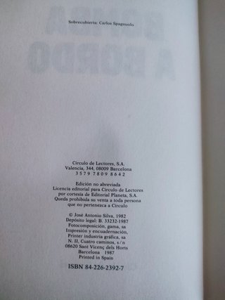 Bomba a bordo, de José Antonio Silva