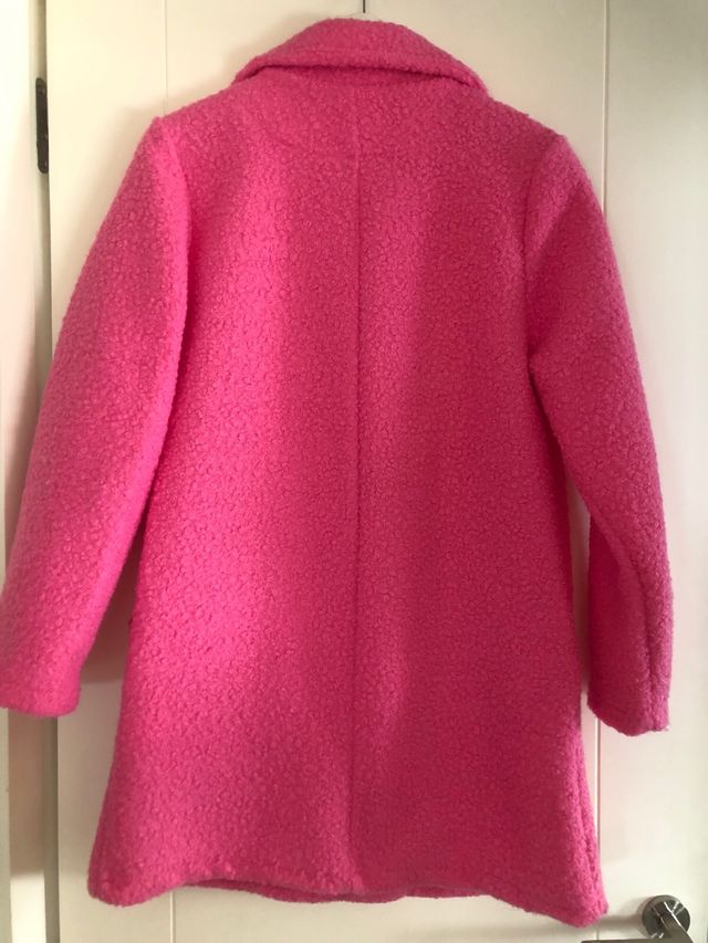 Abrigo rizo rosa