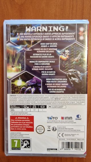 🔴 LOTE DARIUS NINTENDO SWITCH PAL ESP PRECINTADOS