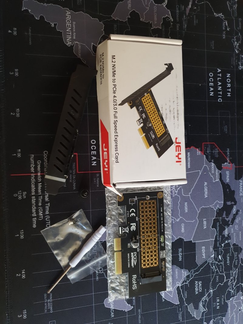 Adaptador PCIe 4.0 M.2 a NVMe