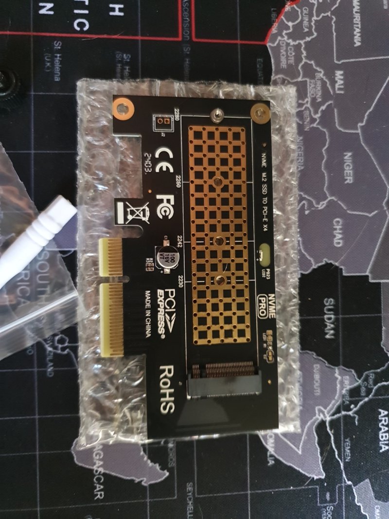 Adaptador PCIe 4.0 M.2 a NVMe afbeelding 2