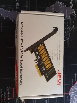 Adaptador PCIe 4.0 M.2 a NVMe 