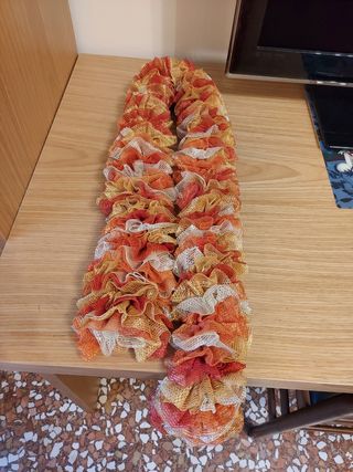 Halloween Sciarpa vaporosa artigianale a balze