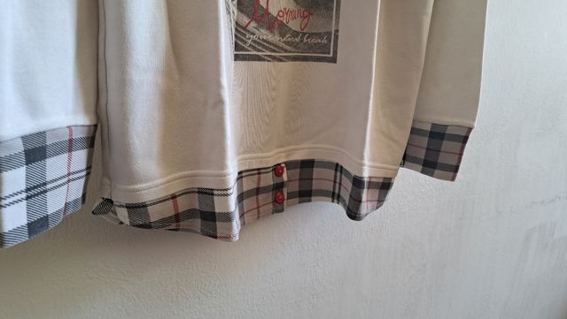 Pigiama donna Gary in caldo cotone TG L