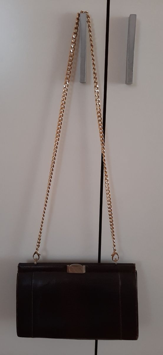 Borsa vintage coccodrillo anni 50