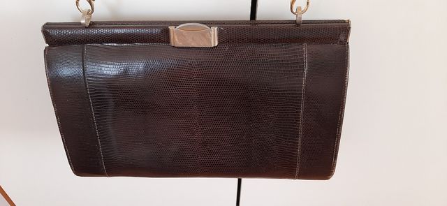 Borsa vintage coccodrillo anni 50