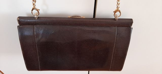 Borsa vintage coccodrillo anni 50