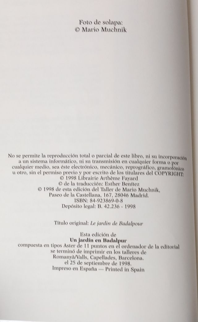 Un Jardín en Badalpur