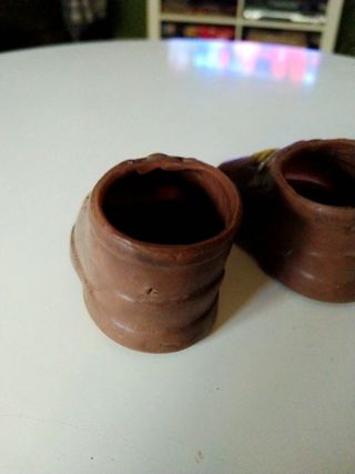 Antiguos zapatos muñeca