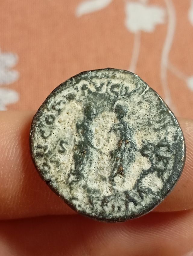 Moneda Dupondio Romano Marco Aurelio