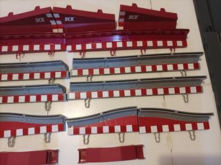 Puente con luz scalextric digital system powerline